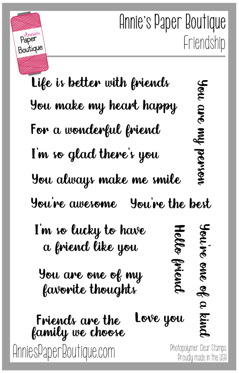 Friendship Clear Stamp Set