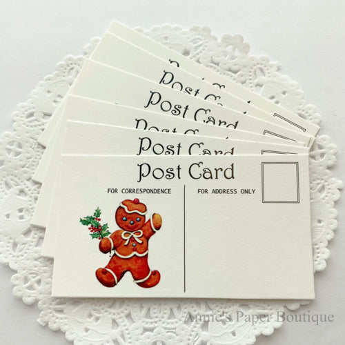 Gingerbread Mini Postcards