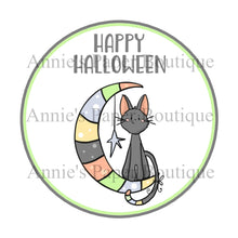Happy Halloween Cat Print and Punch Tags