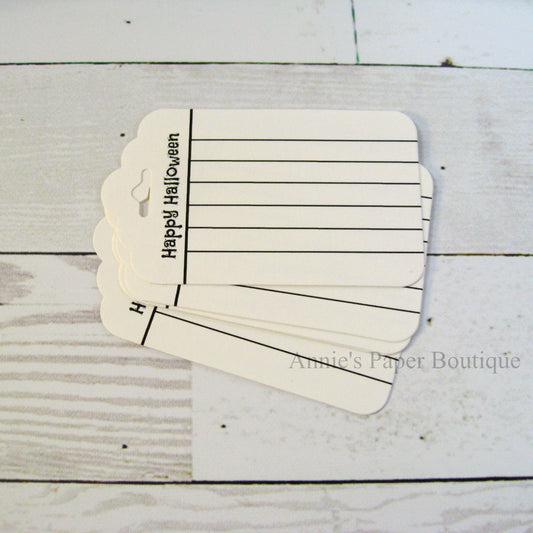 Happy Halloween Journaling Tags