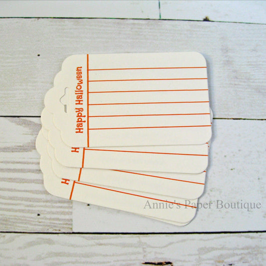 Happy Halloween Journaling Tags