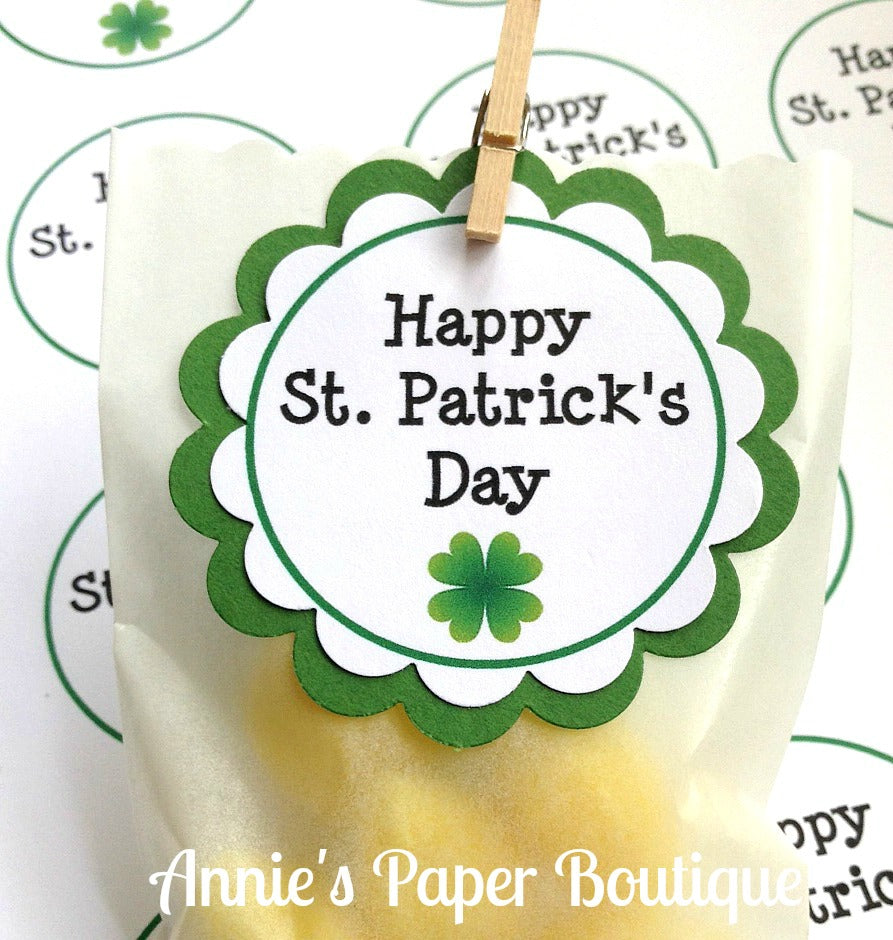 Happy St. Patrick's Day Print & Punch Tags
