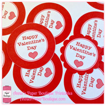 Happy Valentine's Day Print & Punch Tags (#2)