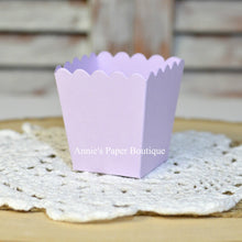 Lavender Purple Mini Popcorn Boxes