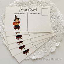Little Pumpkin Witch Mini Postcards