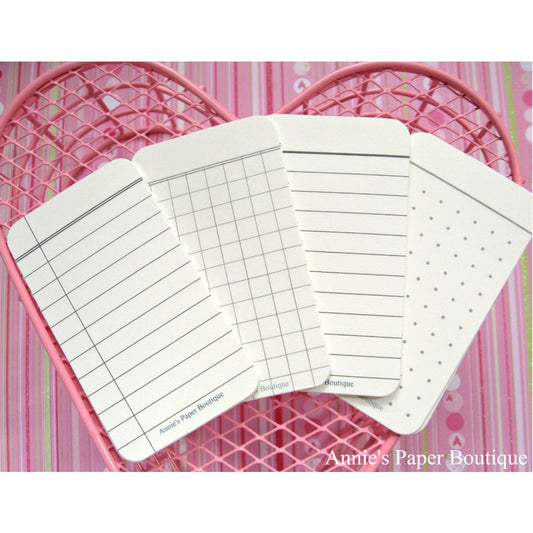 Natural Journaling Cards - Composition, Grid, Lined, Dot Grid