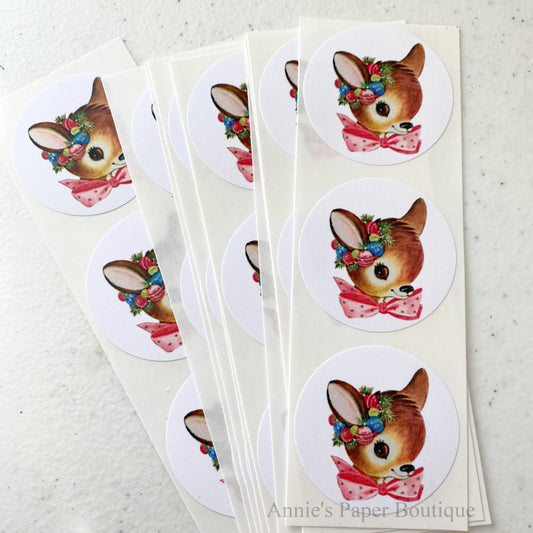 Oh Deer Retro Stickers