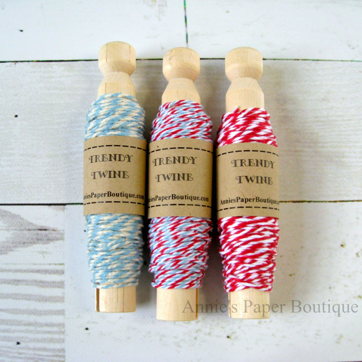 Peppermint Icicle Trendy Bakers Twine Sampler