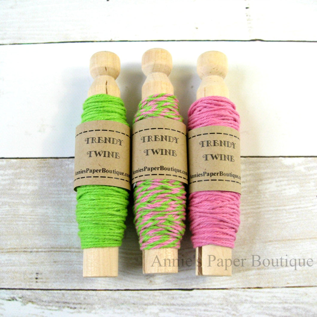 Pink Limeade Trendy Bakers Twine Sampler