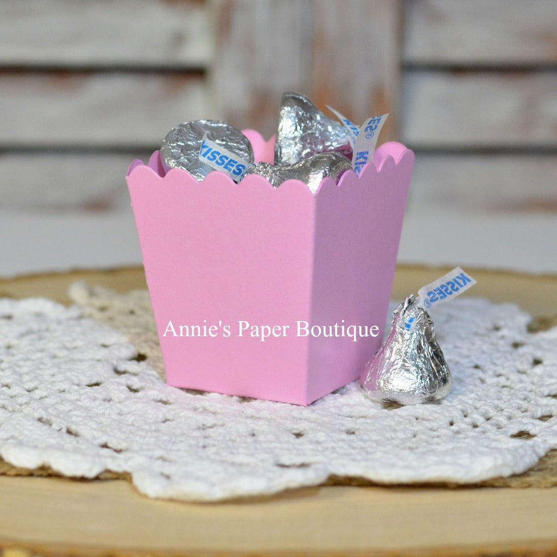 Pink Mini Popcorn Box