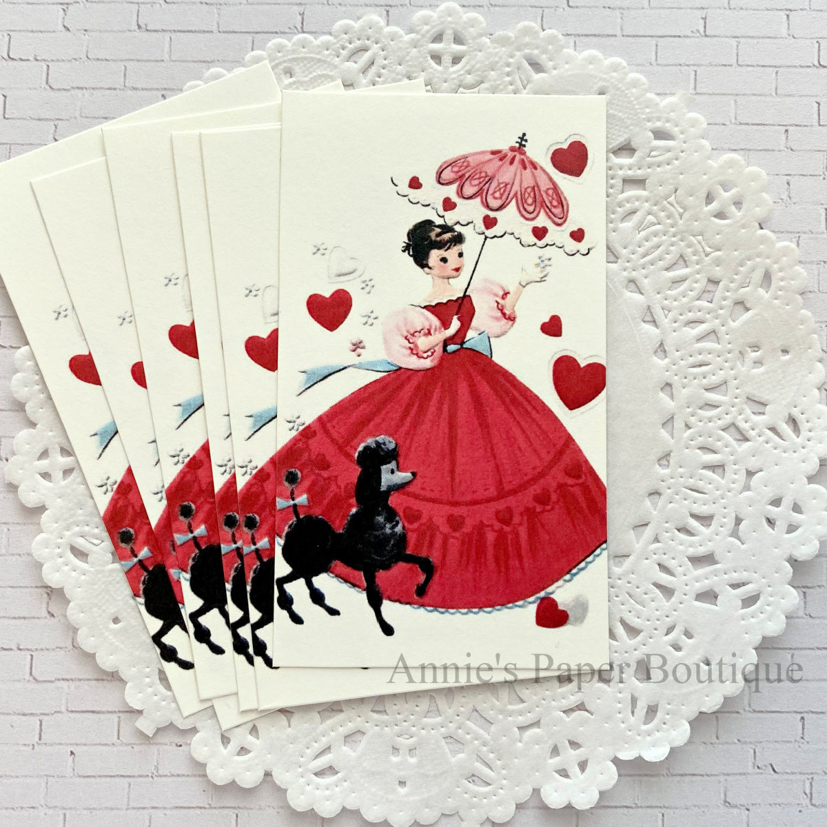 Queen of Hearts Retro Tags