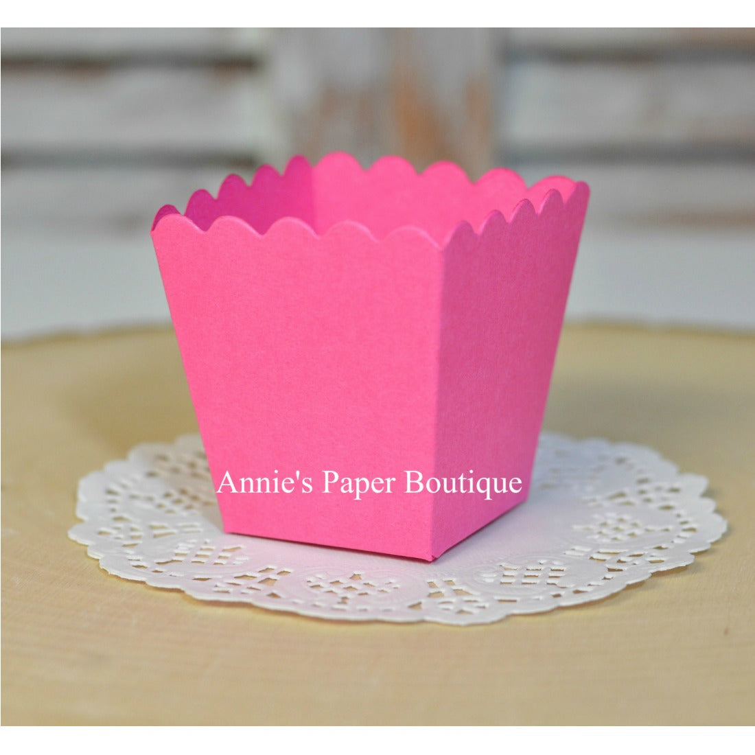 Raspberry Pink Mini Popcorn Boxes