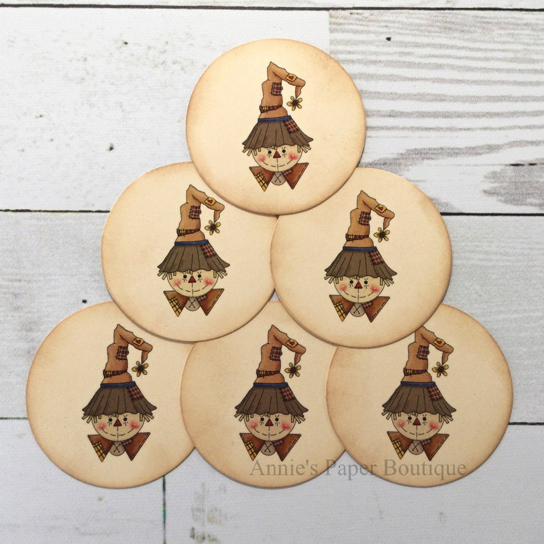 Scarecrow Vintage Inspired Tags