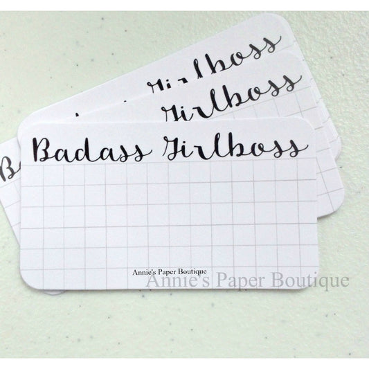 Badass Girlboss Journaling Card