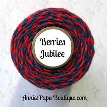 Red and Navy Blue Trendy Bakers Twine