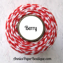 Red and White Trendy Bakers Twine