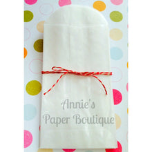 Biggie Glassine Open End Envelopes - 3-1/8" x 5-1/2" White Translucent Bags