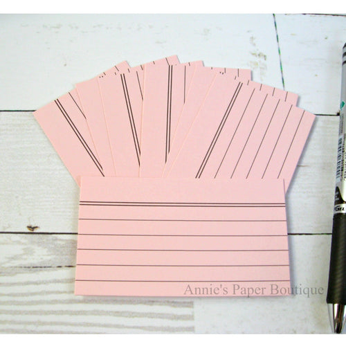 Blush Pink Mini Index Cards