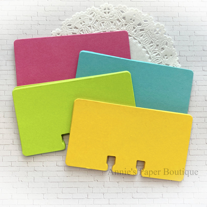 Bold Color Bundle Rotary File Cards - Pink, Green, Yellow Rolodex ...