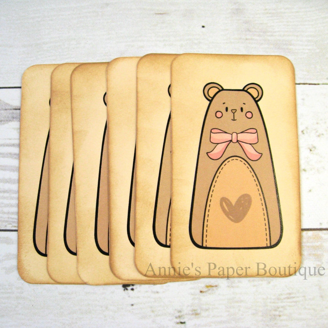 Country Bear Vintage Inspired Tags