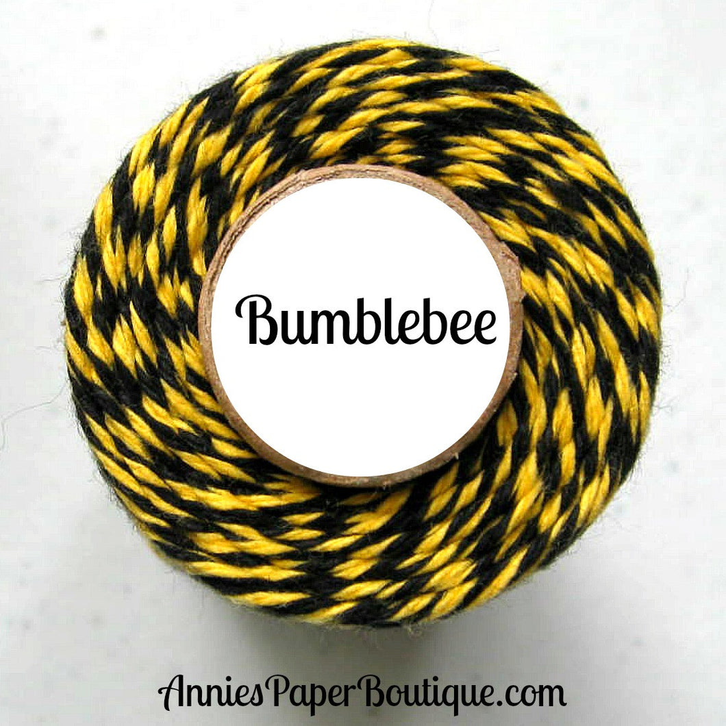 Black and Yellow Trendy Bakers Twine
