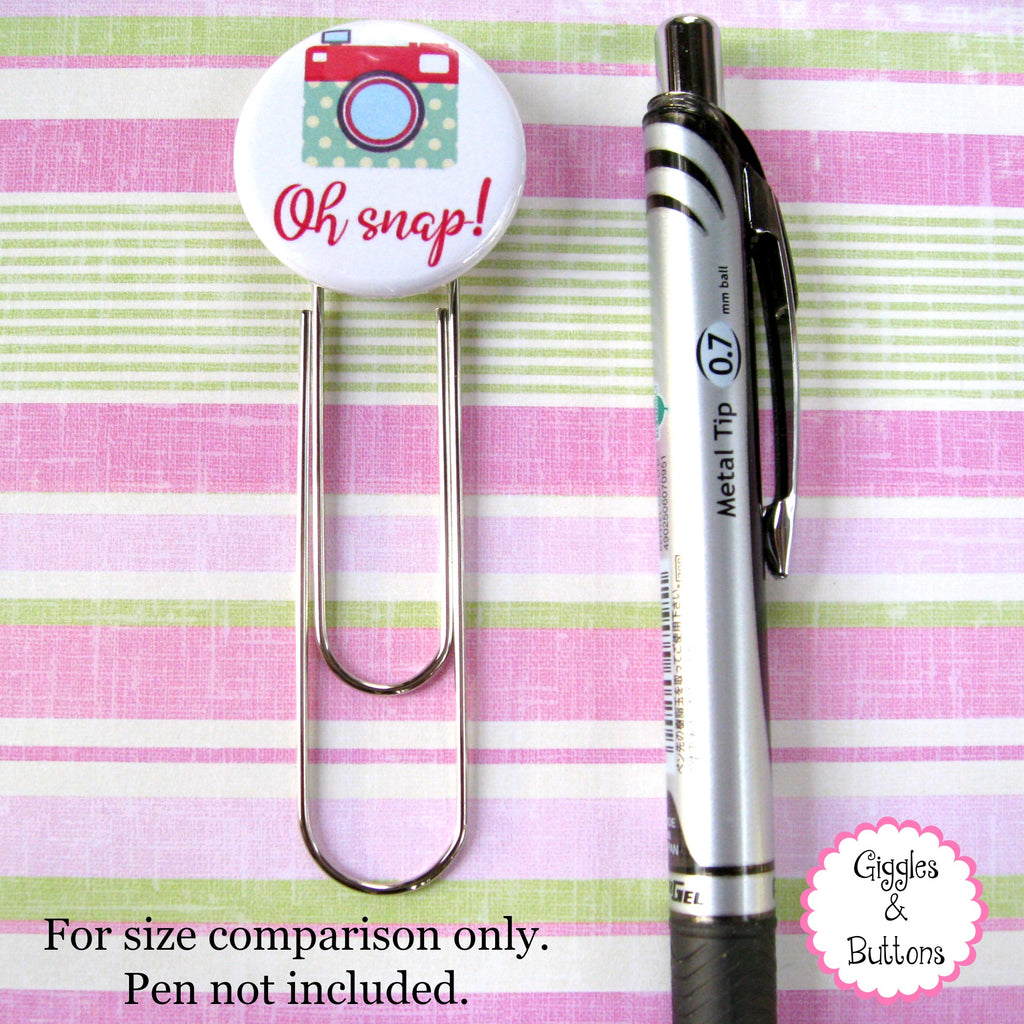 I'm About to Snap Camera - Button Paper Clip - Button Paper Clip ...