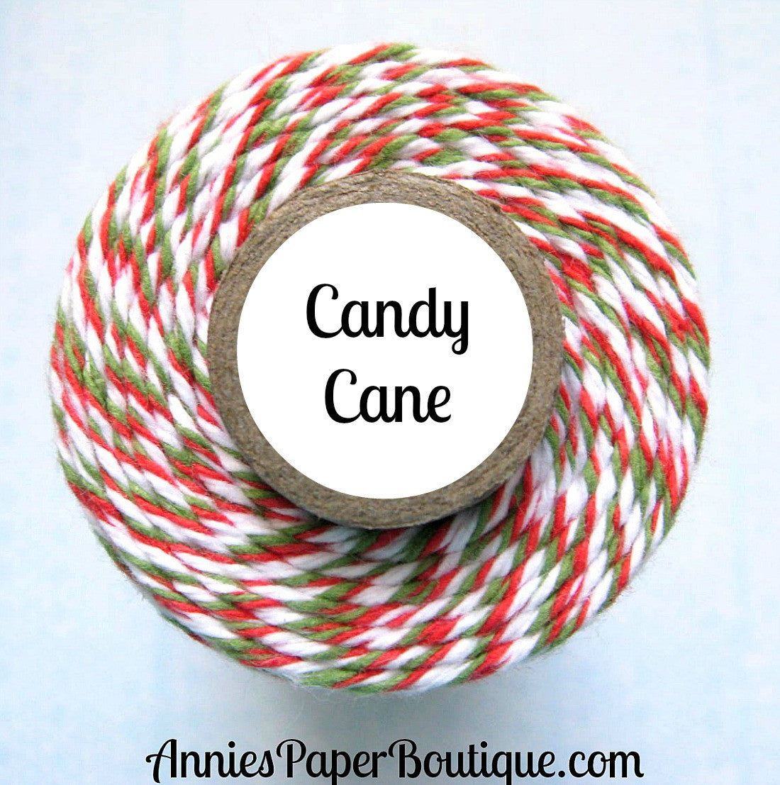 Christmas Red, Green, and White Trendy Bakers Twine