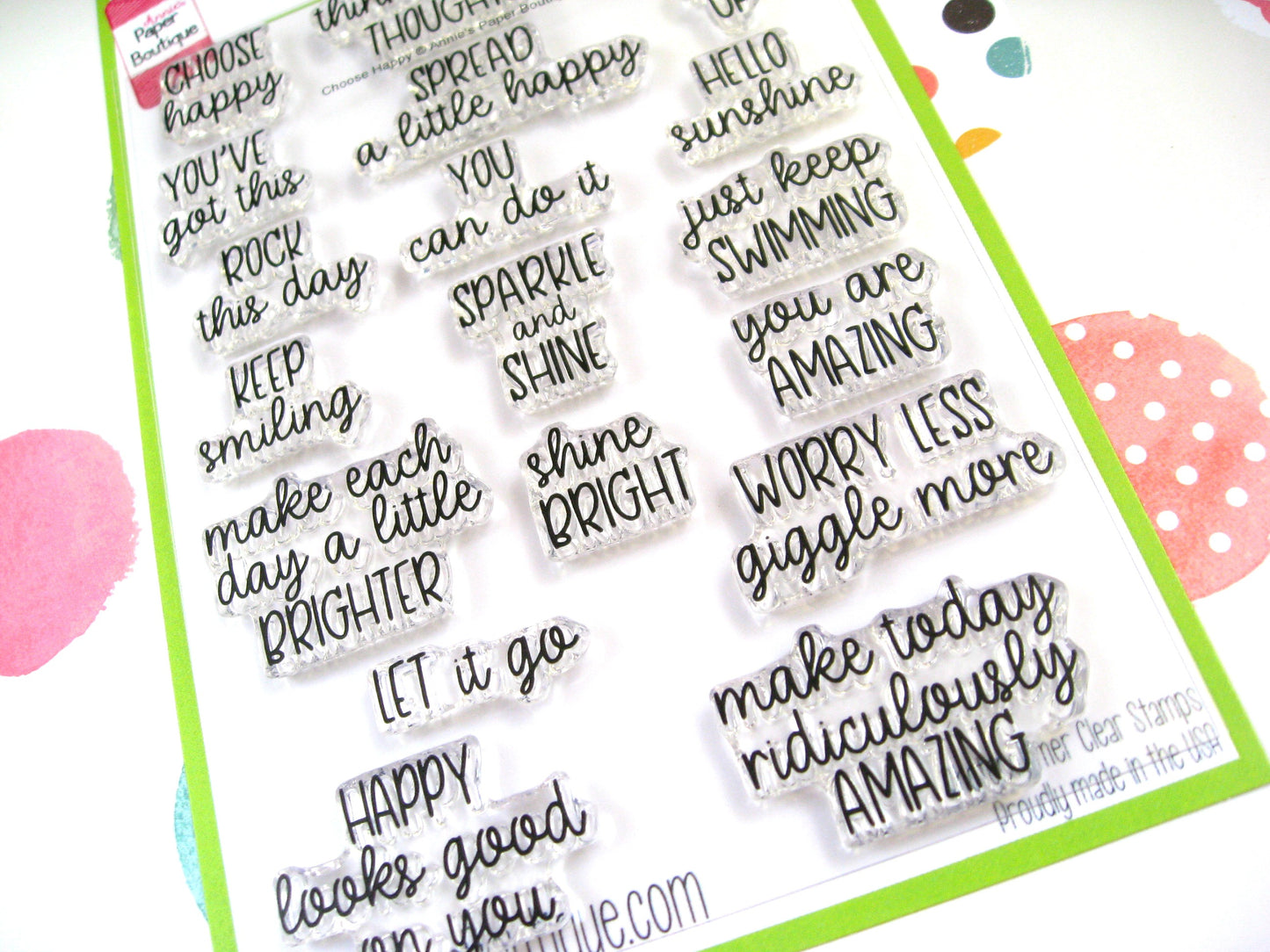 Choose Happy Stamps - 4x6