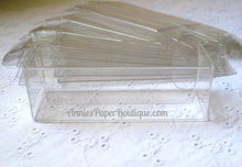 Short Candy Chutes - 1" x 3" Clear Boxes