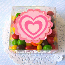 Chocolate Boxes - 2-3/4" x 2-3/4" Clear Boxes