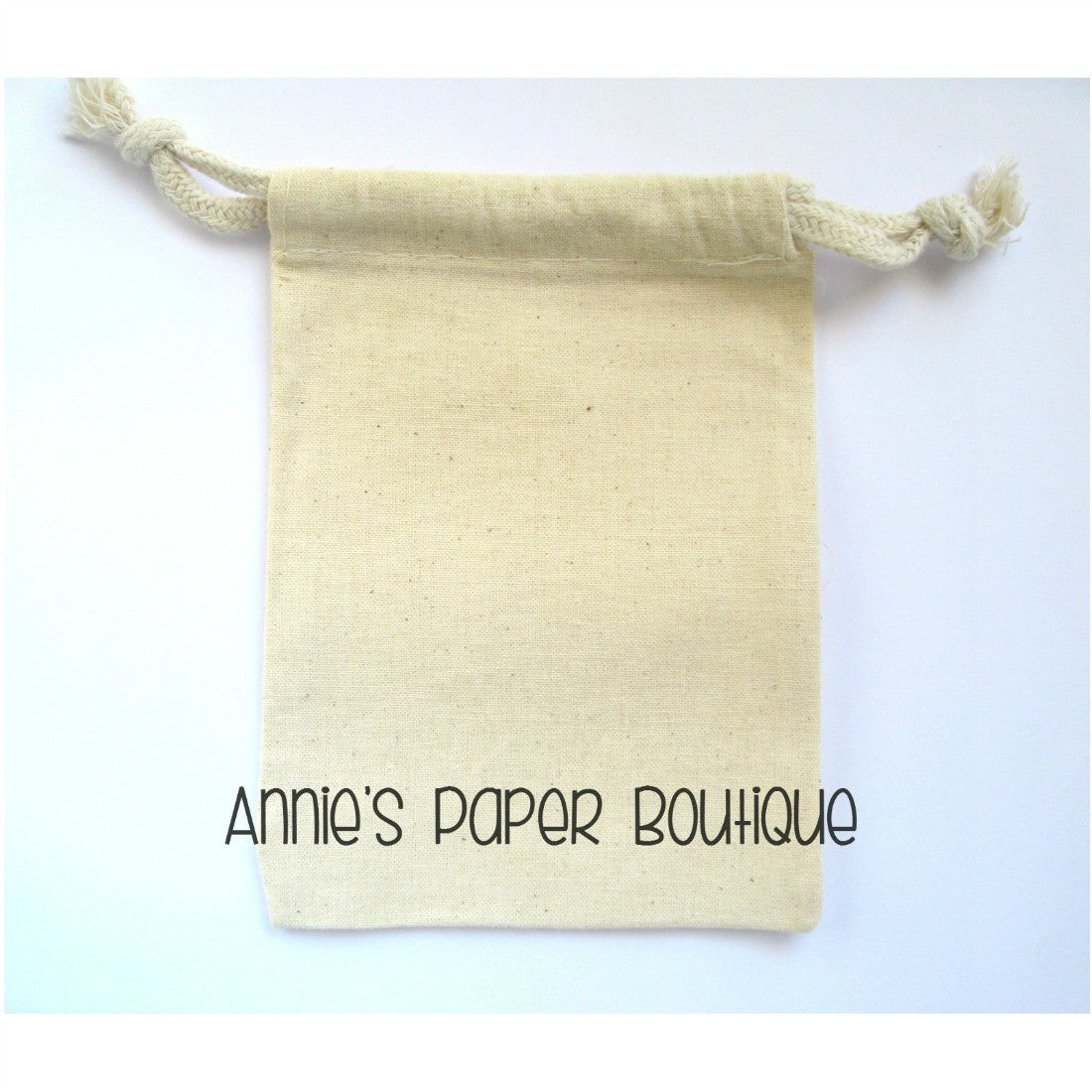 Cotton Muslin Bags - 4" x 6"