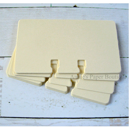 Cream Rotary File Cards