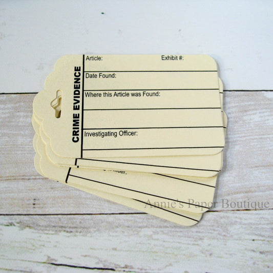 Crime Evidence Tags