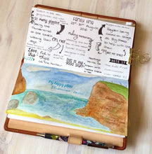 Documenting the Everyday stamps in a travelers notebook