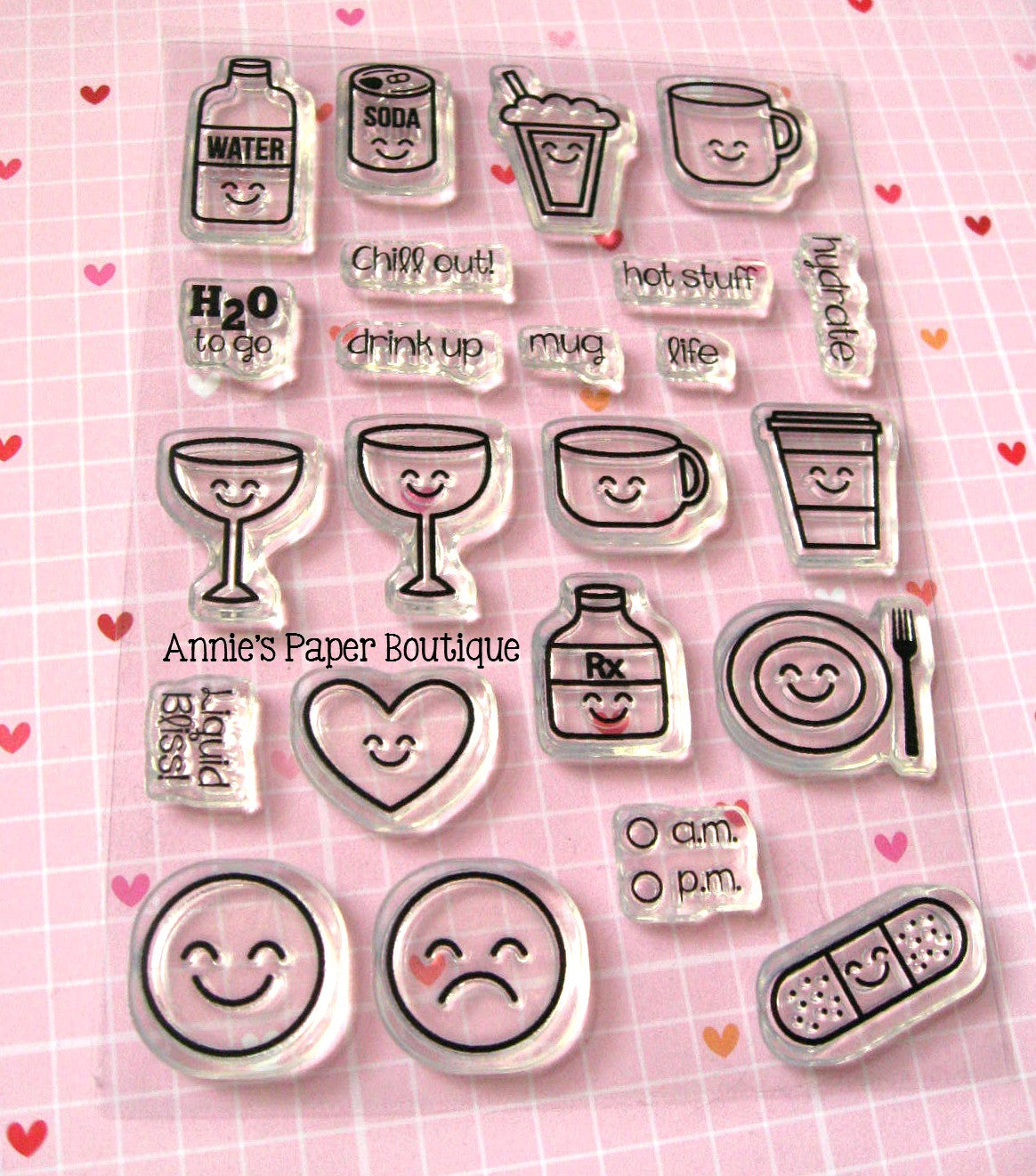 Drinks & More Planner Stamps - 4x6