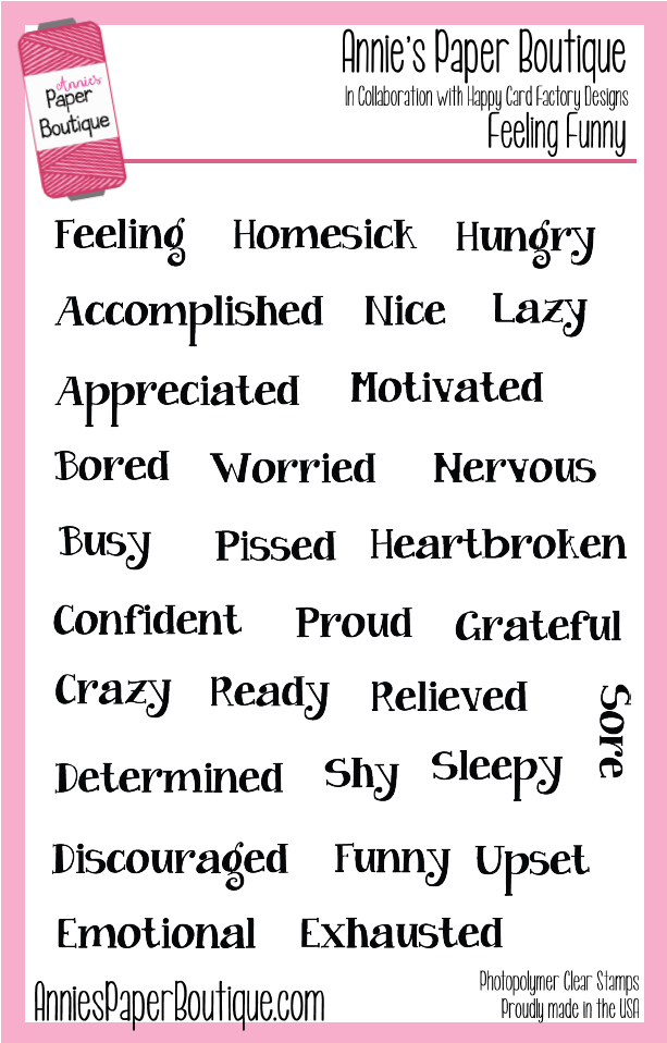 Feeling Funny Planner Stamps - Moods