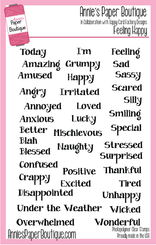 Feeling Happy Planner Stamps - Moods