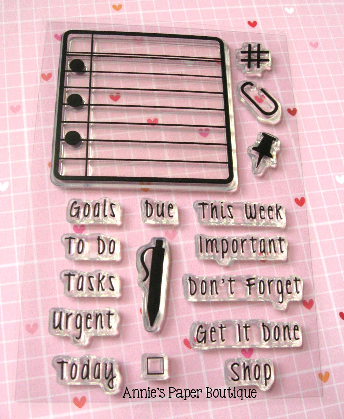 Get It Done Planner Stamp Set - 4x6