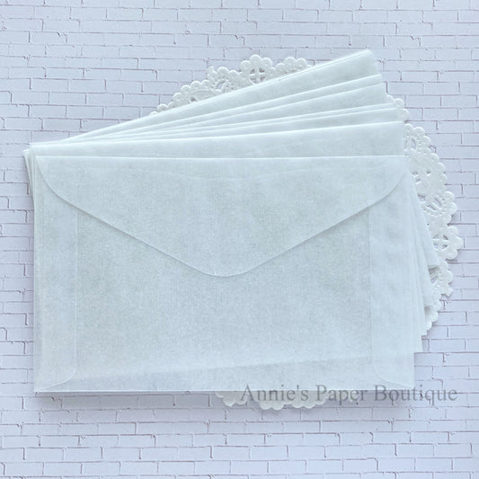 Glassine Envelopes - 5-1/16" x 3-1/8"