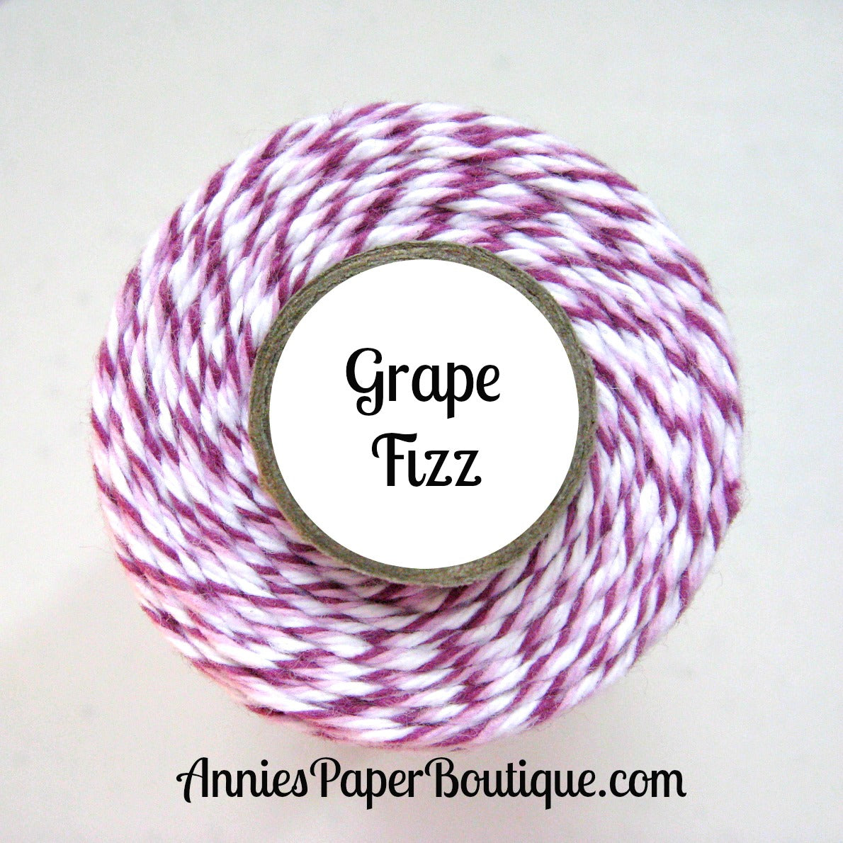 Purple, Lavender, and White Trendy Bakers Twine