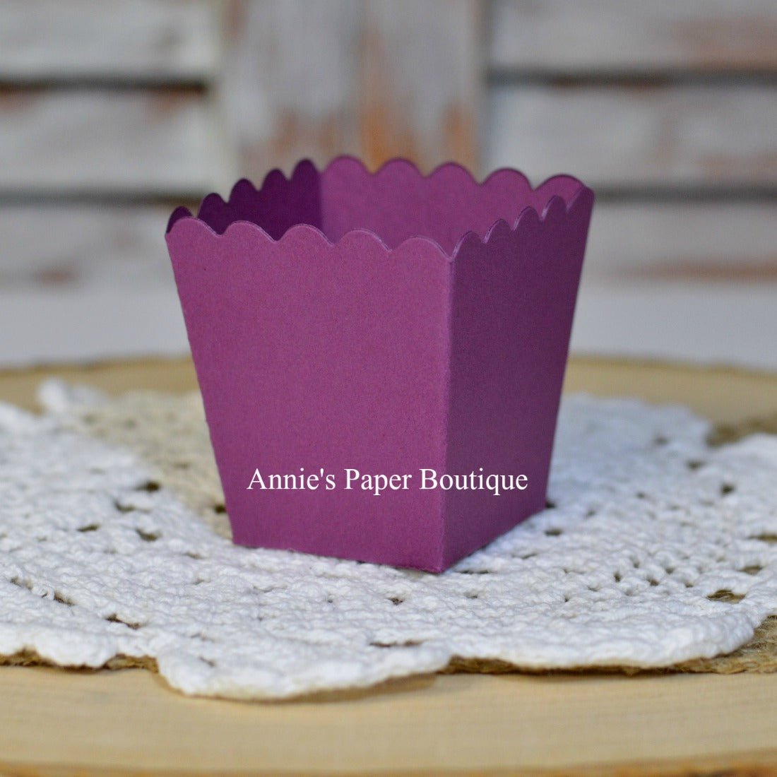 Grape Purple Mini Popcorn Boxes