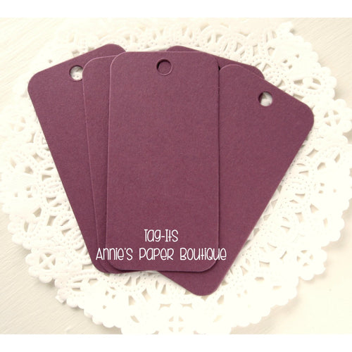 Grape Tag-Its, Purple Cardstock Hang Tags
