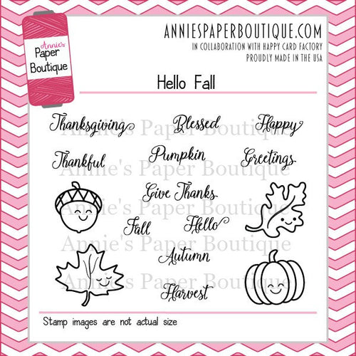 Hello Fall Stamps - 3x4