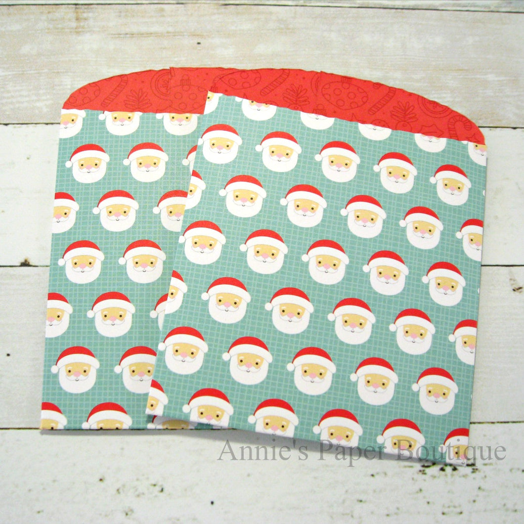 Jolly St. Nick Large Paper Pockets