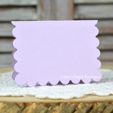 Lavender Scallop Note Cards