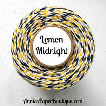 Yellow, White, and Black Trendy Bakers Twine