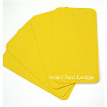 Lemon Yellow Mini Flat Cards