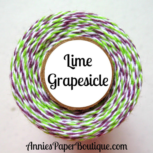 Lime Grapesicle Trendy Bakers Twine