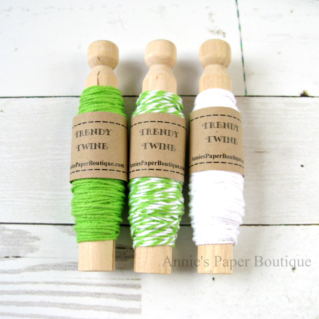Limeade Trendy Bakers Twine Sampler - Crafting, Packaging, DIY – Annie's  Paper Boutique