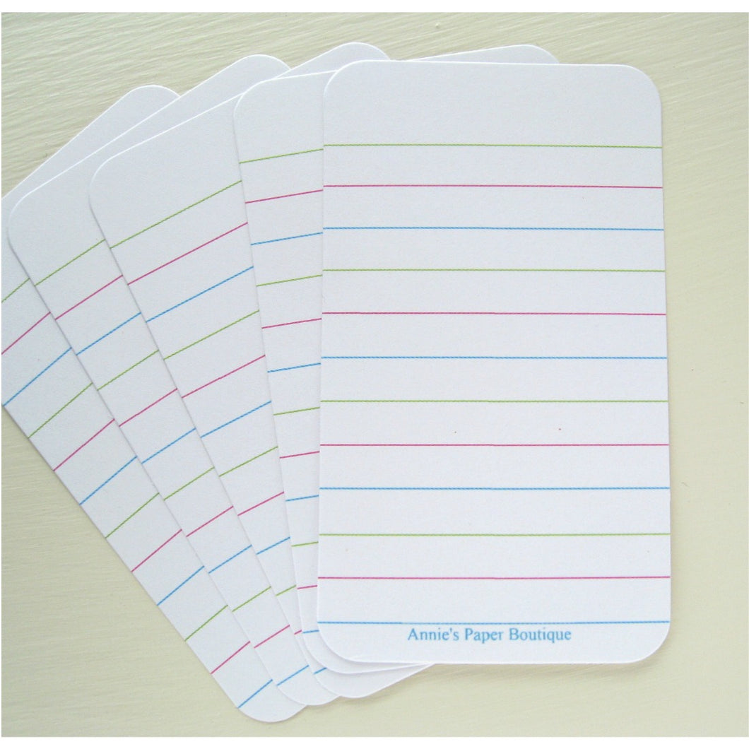 Lined Journaling Cards
